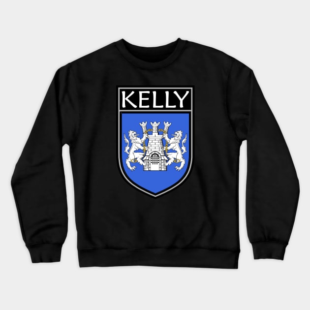 Irish Clan Crest - Kelly Crewneck Sweatshirt by Taylor'd Designs